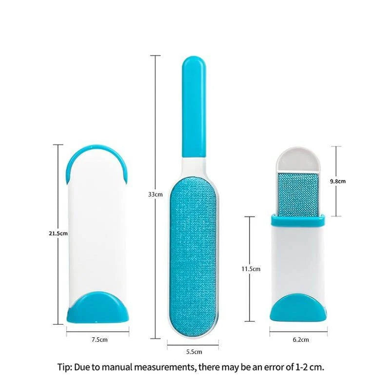 Pet Hair Remover Brush Double-Sided Self-Cleaning