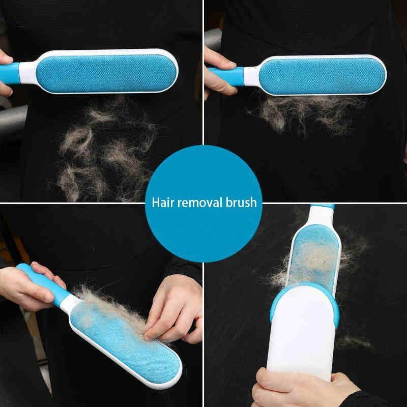 Pet Hair Remover Brush Double-Sided Self-Cleaning