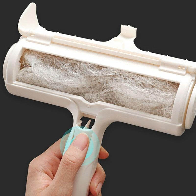 Pet Hair Remover Sticky Brush Ergonomic Handle