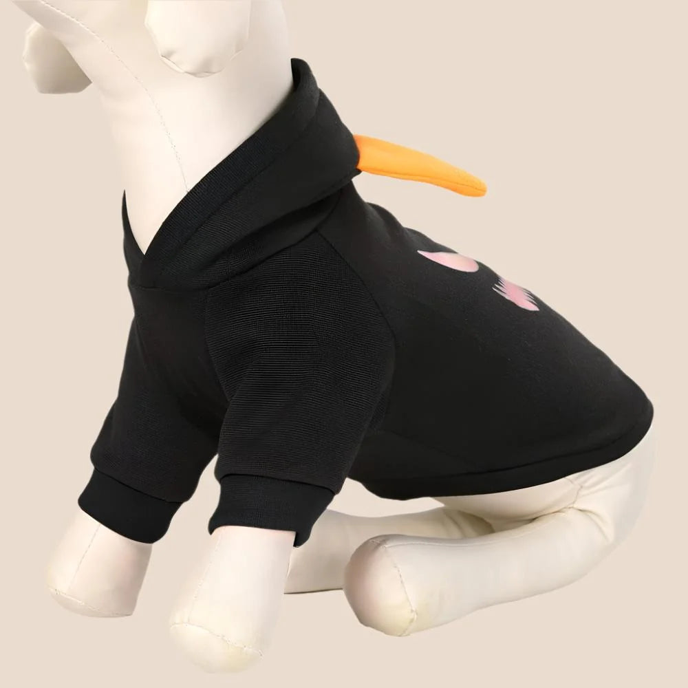 Pet Hoodie Cotton Pumpkin Design Warmth For Cool Weather