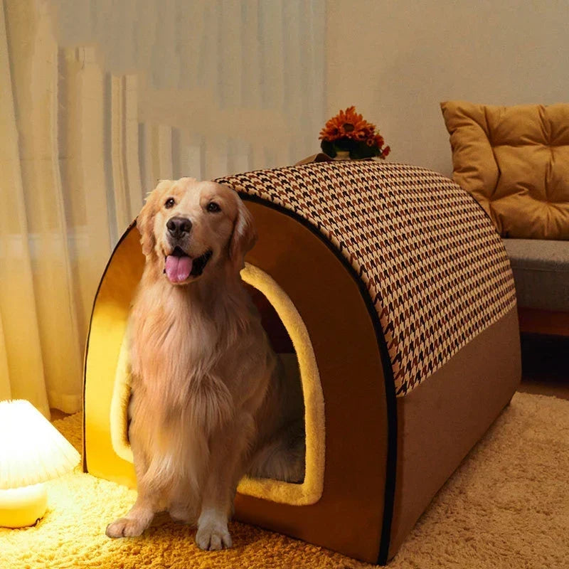 Pet House Foldable Breathable Cotton Cozy Retreat