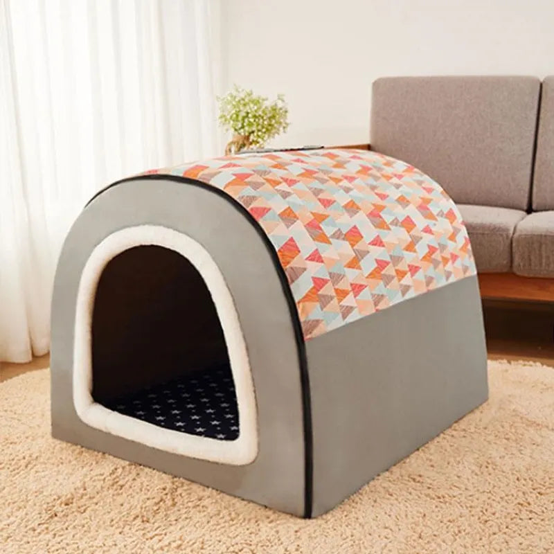 Pet House Foldable Breathable Cotton Cozy Retreat