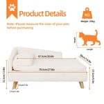 Pet Lounger Upholstered Cushioned Sofa