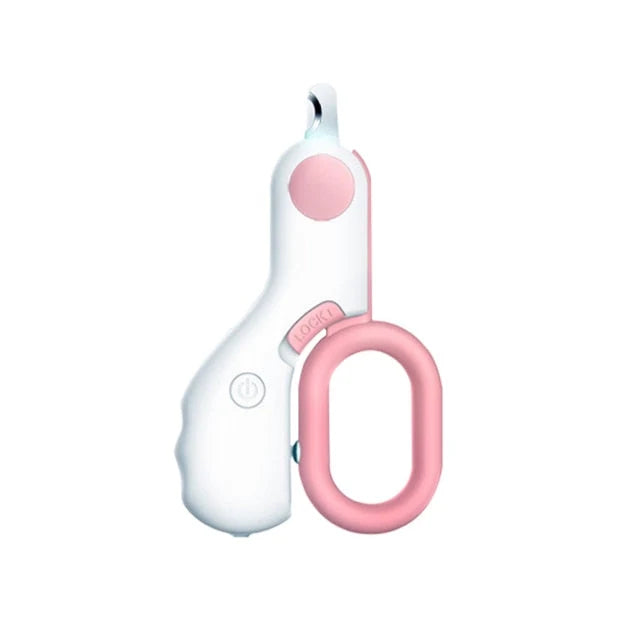 Pet Nail Clippers LED Light Stainless Steel Blade