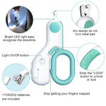 Pet Nail Clippers LED Light Stainless Steel Blade