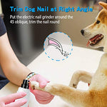 Pet Nail Grinder 2-Speed Diamond Drum USB Rechargeable