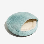 Pet Nest Bed Convertible Plush Anti-Slip Base