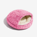 Pet Nest Bed Convertible Plush Anti-Slip Base