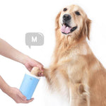 Pet Paw Washer Cup Soft Silicone Bristles Reusable Design