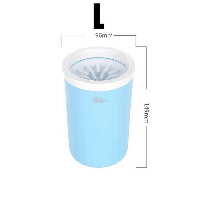 Pet Paw Washer Cup Soft Silicone Bristles Reusable Design