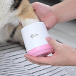 Pet Paw Washer Cup Soft Silicone Bristles Reusable Design