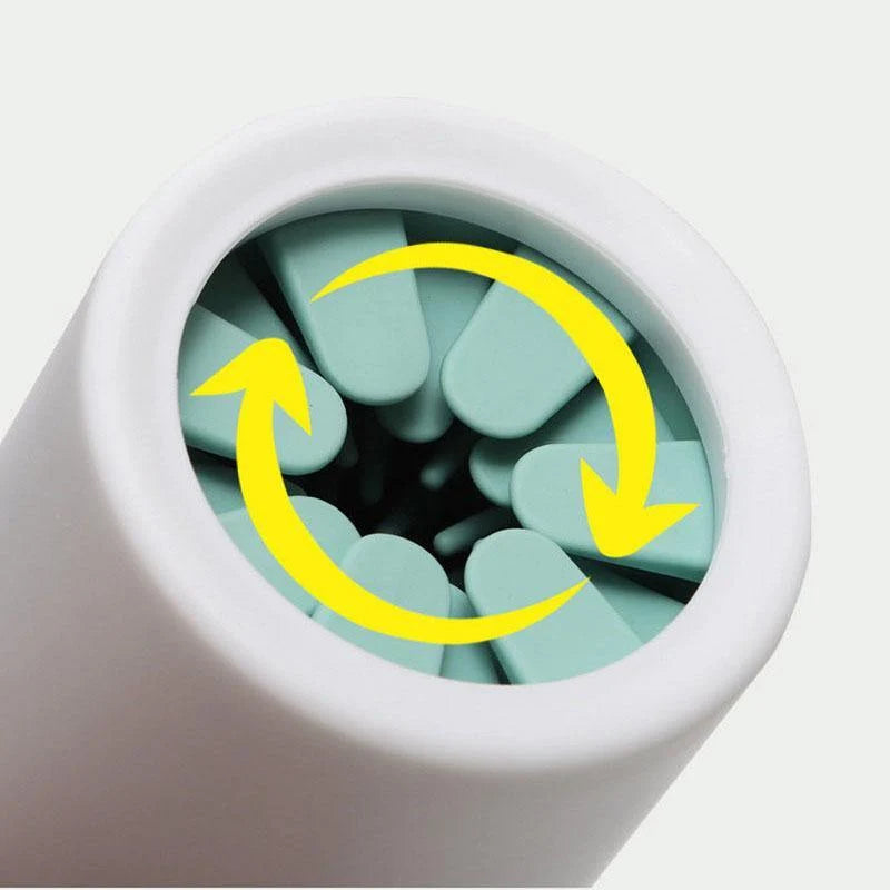 Pet Paw Washer Cup Soft Silicone Bristles Reusable Design