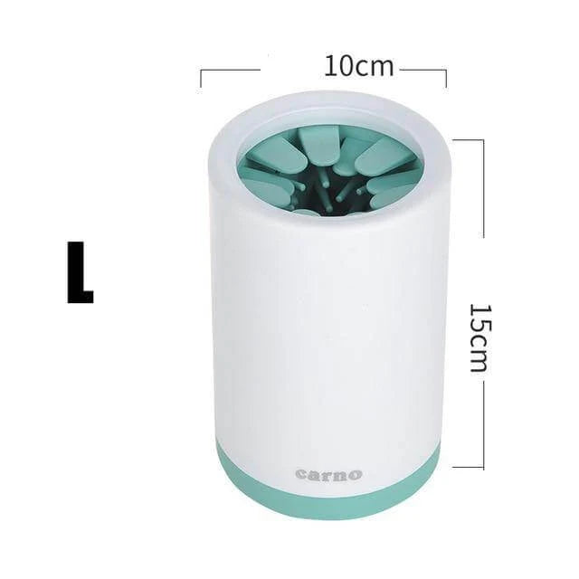 Pet Paw Washer Cup Soft Silicone Bristles Reusable Design