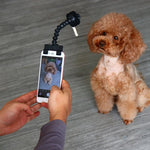 Pet Phone Treat Holder Clip-On Flexible Neck