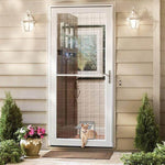 Pet Screen Door Flap Paw Print Design