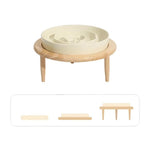 Pet Slow Feeder Bowl Ceramic Maze Dishwasher-Safe