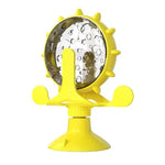 Pet Slow Feeder Toy Adjustable Rotating Suction Cup