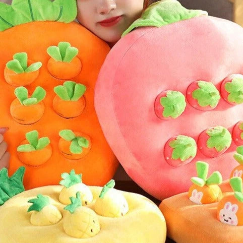 Pet Snuffle Toy Detachable Fruit Pieces Interactive Sniffing