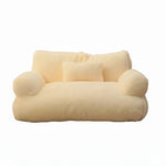 Pet Sofa Faux Fur Raised Edge Removable Washable Cover