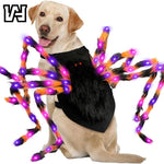 Pet Spider Costume Eight Plush Legs Adjustable Velcro Fit
