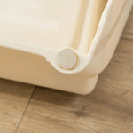 Pet Stairs Foldable 4-Step Carpeted Side Rails