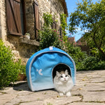 Pet Tent Bed Foldable Thermal Insulated Includes Ice Packs