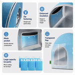 Pet Tent Bed Foldable Thermal Insulated Includes Ice Packs