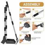 Pet Waste Scooper Set Long Handle Detachable Tools