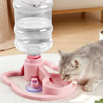 Pet Water Bowl Automatic Gravity Refill Compact & Easy-Clean