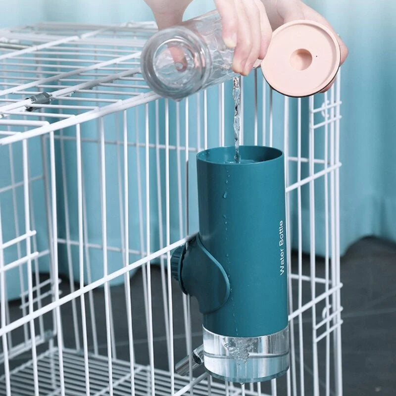 Pet Water Dispenser Cage-Mounted 34 Drinking Openings