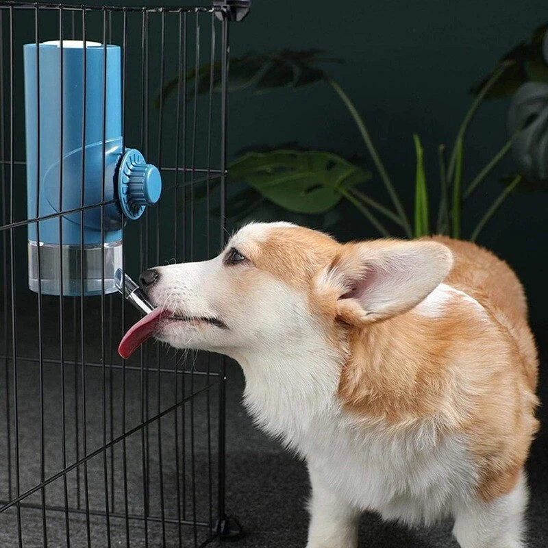 Pet Water Dispenser Cage-Mounted 34 Drinking Openings