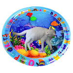 Pet Water Play Mat Interactive Water Features Easy-Clean PVC