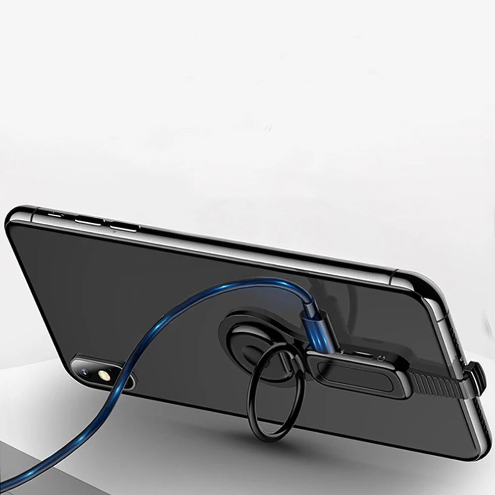Phone Adapter Audio & Charging Adjustable Ring Holder