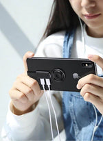 Phone Adapter Audio & Charging Adjustable Ring Holder