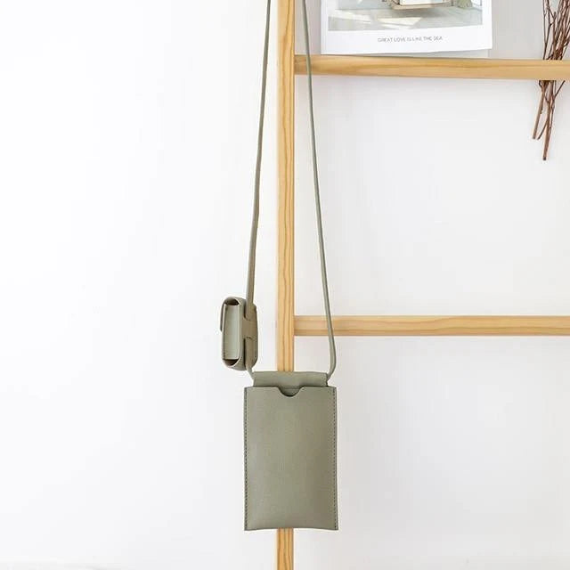 Phone Bag PU Leather Shoulder & Crossbody Strap