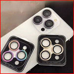 Phone Camera Lens Protector Tempered Glass Metal Frame