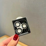 Phone Camera Lens Protector Tempered Glass Metal Frame