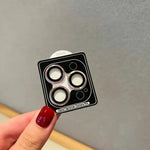 Phone Camera Lens Protector Tempered Glass Metal Frame