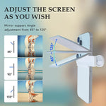 Phone Camera Mirror Clip Adjustable Portable Reflector