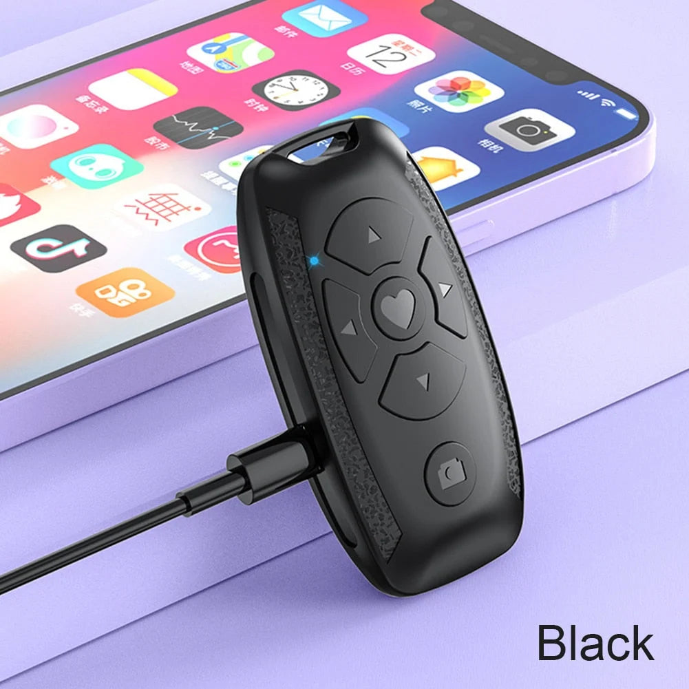 Phone Camera Remote Bluetooth Rechargeable Selfie Shutter