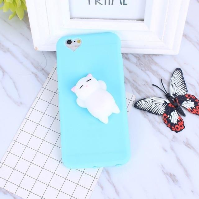 Phone Case 3D Cat Design Multiple iPhone Models Colors