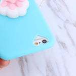 Phone Case 3D Cat Design Multiple iPhone Models Colors