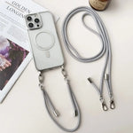Phone Case Adjustable Crossbody Strap MagSafe Compatible Scratch & Impact Protection