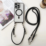 Phone Case Adjustable Crossbody Strap MagSafe Compatible Scratch & Impact Protection