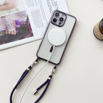 Phone Case Adjustable Crossbody Strap MagSafe Compatible Scratch & Impact Protection