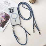 Phone Case Adjustable Crossbody Strap MagSafe Compatible Scratch & Impact Protection