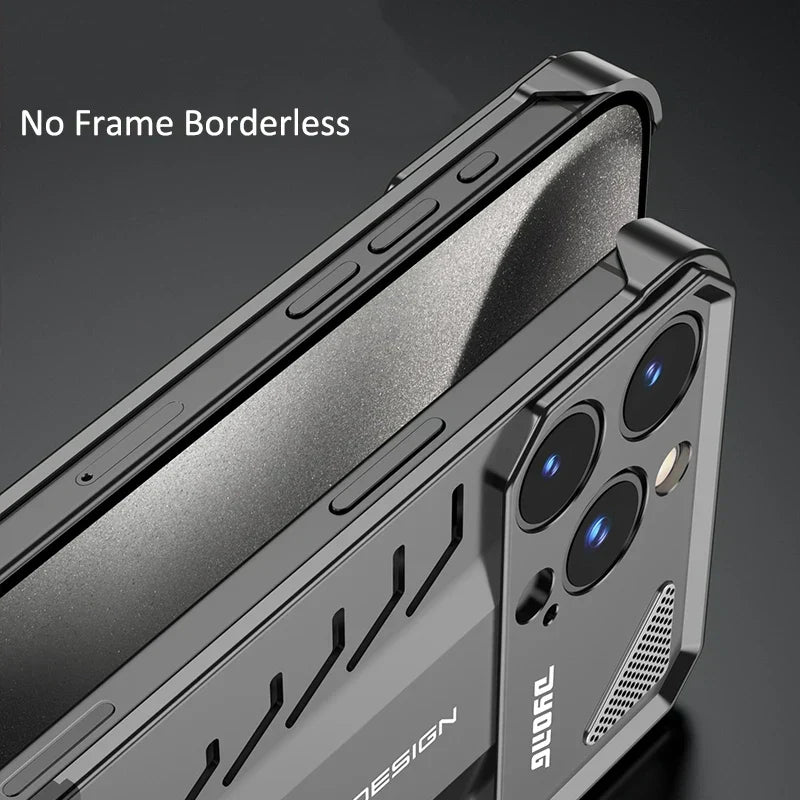 Phone Case Aluminum Alloy Drop & Scratch Protection