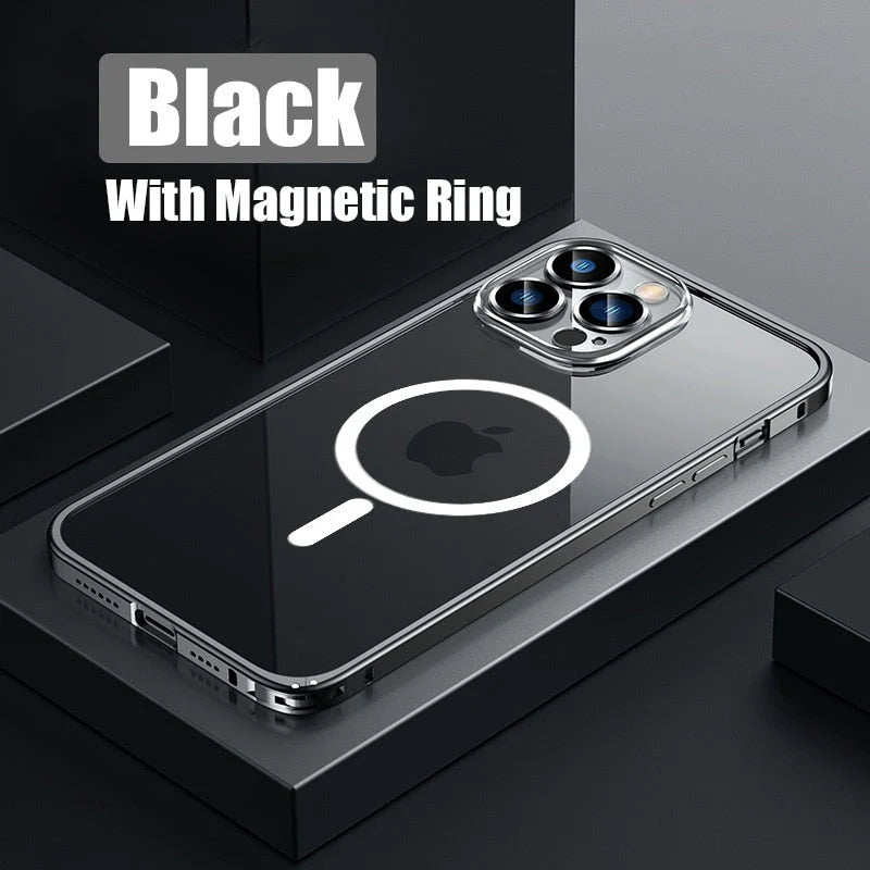 Phone Case Aluminum Alloy Magnetic Shock-Resistant