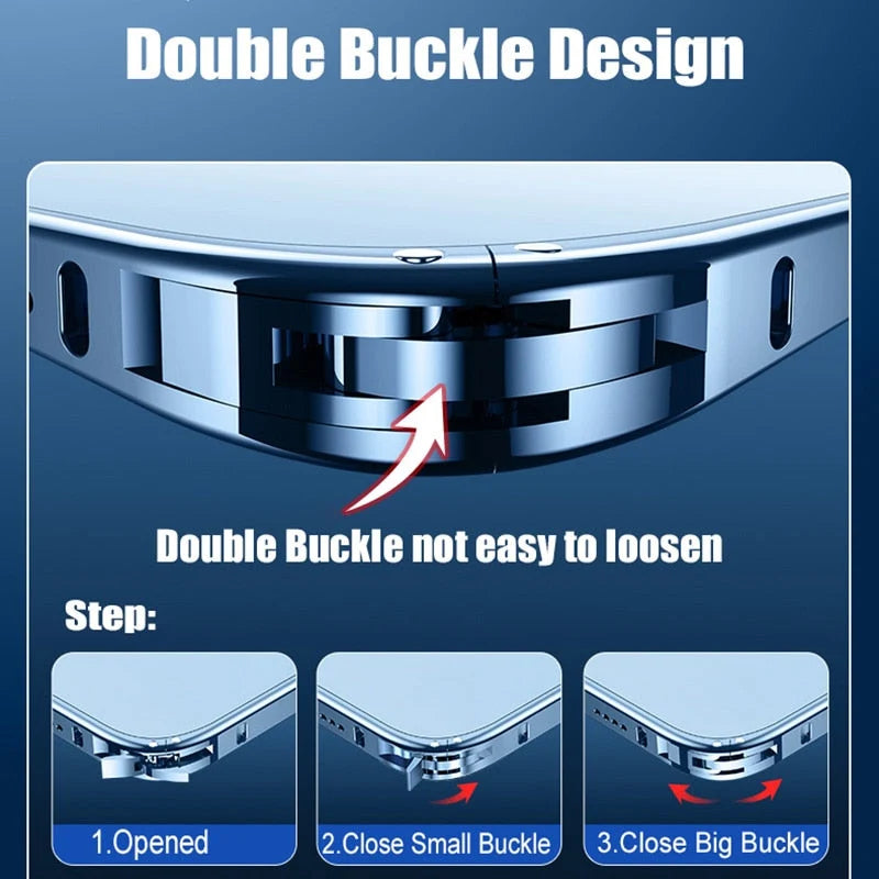 Phone Case Aluminum Alloy Magnetic Shock-Resistant