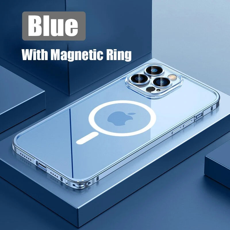 Phone Case Aluminum Alloy Magnetic Shock-Resistant
